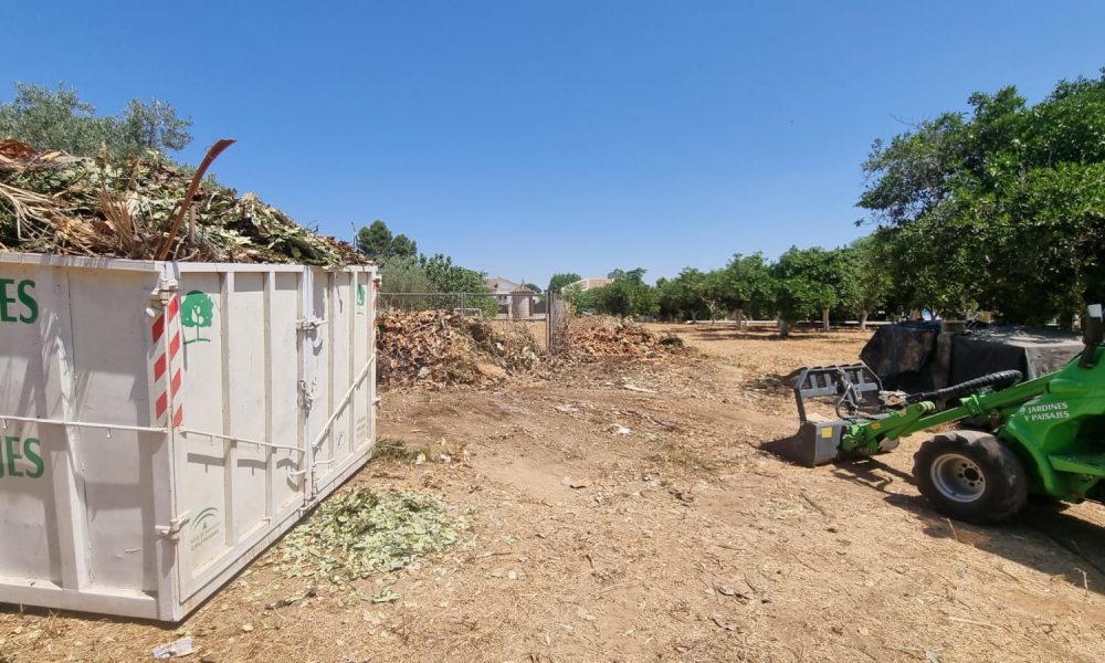 Gestión de residuos vegetales en Villanueva del Ariscal